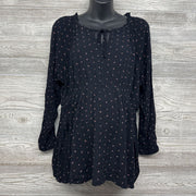 Ruched Blouse Flowers XL