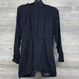 Ruched Blouse Flowers XL