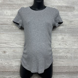 Ribbed Ruched Shirt Medium