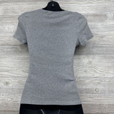 Ribbed Ruched Shirt Medium