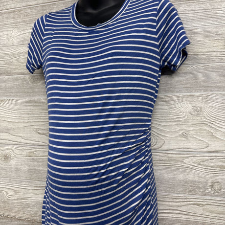 Ruched Bodycon Dress Stripes Medium