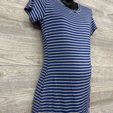 Ruched Bodycon Dress Stripes Medium