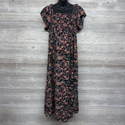 Smocked Off Shoulder Floral Maxi Dress XL