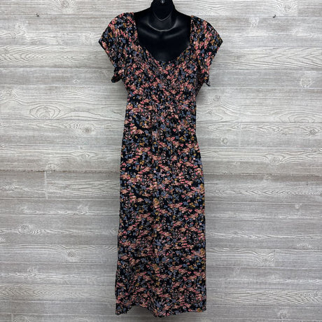Smocked Off Shoulder Floral Maxi Dress XL