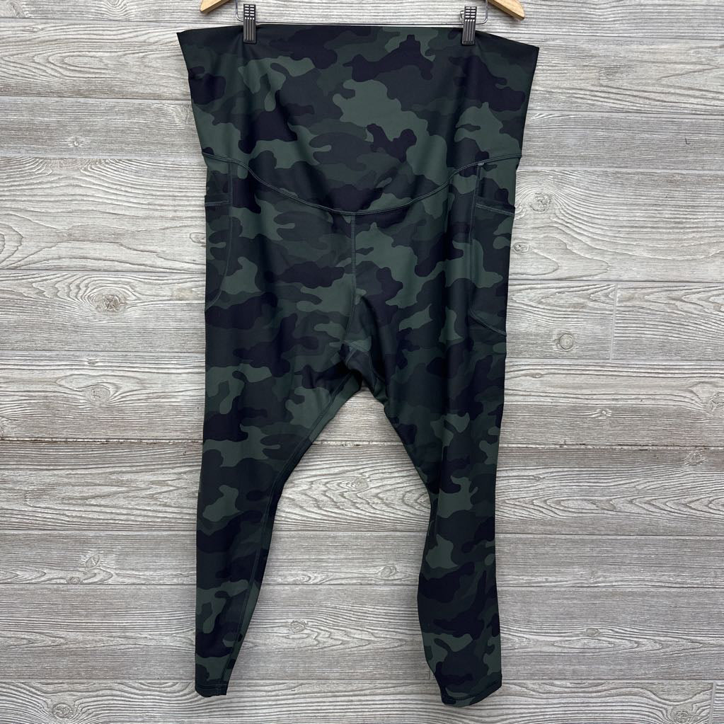 High Rise Powersoft Active Side Pocket Leggings Camo XXL