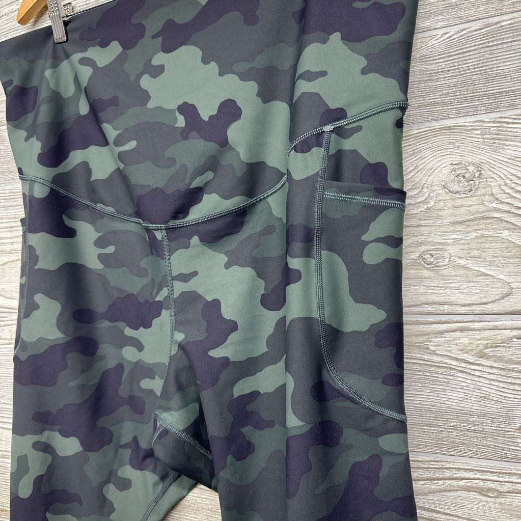 High Rise Powersoft Active Side Pocket Leggings Camo XXL