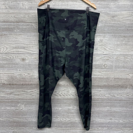 High Rise Powersoft Active Side Pocket Leggings Camo XXL