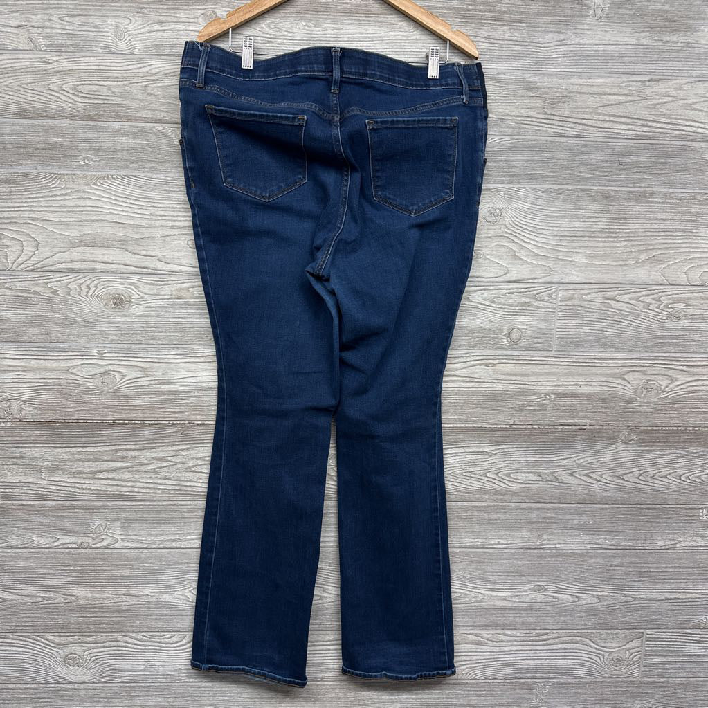 Bootcut Front Low Panel Jeans 16 Long