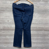 Bootcut Front Low Panel Jeans 16 Long