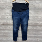 Cross Panel Skinny Jeans 16/XL