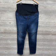 Cross Panel Skinny Jeans 16/XL