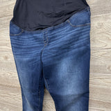 Cross Panel Skinny Jeans 16/XL