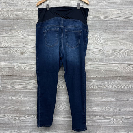 Cross Panel Skinny Jeans 16/XL
