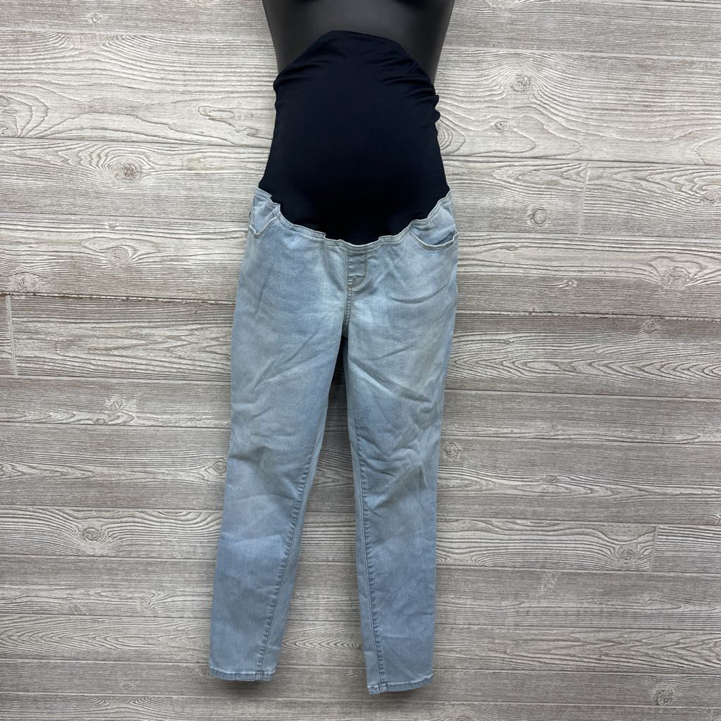 Cross Panel Skinny Jeans 10/Med