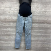 Cross Panel Skinny Jeans 10/Med