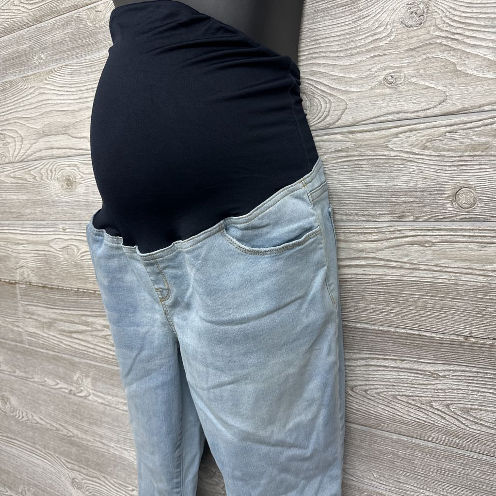 Cross Panel Skinny Jeans 10/Med