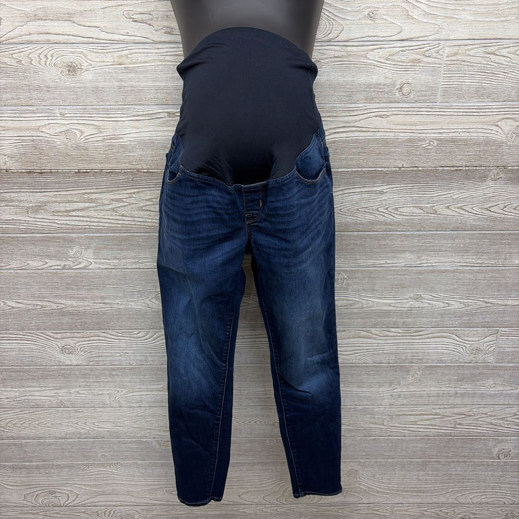 Cross Panel Skinny Jeans 8/Medium