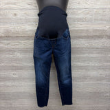 Cross Panel Skinny Jeans 8/Medium