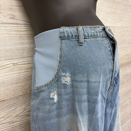 Side Panel Straight Jeans Large