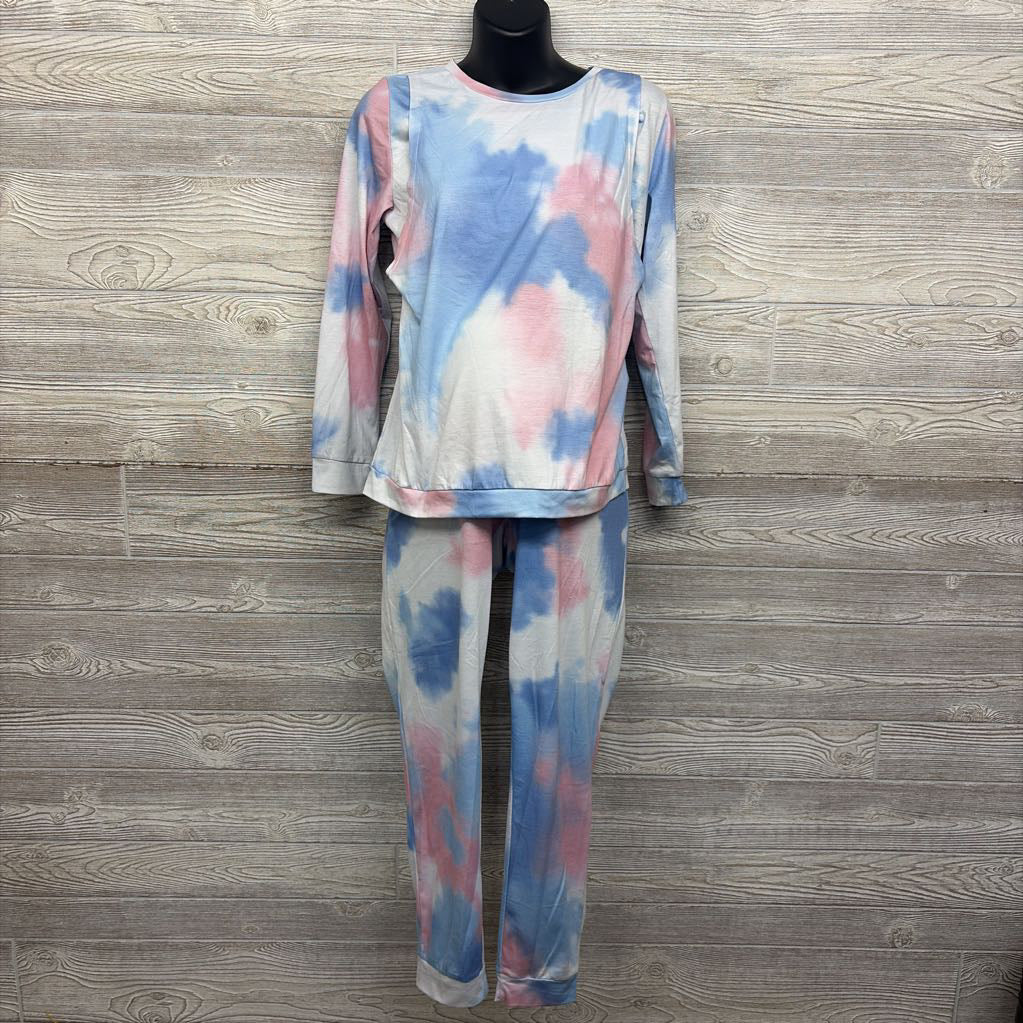 2 Pc Nursing Pj Outfit Tie Dye Large