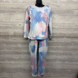 2 Pc Nursing Pj Outfit Tie Dye Large