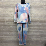 2 Pc Nursing Pj Outfit Tie Dye Large