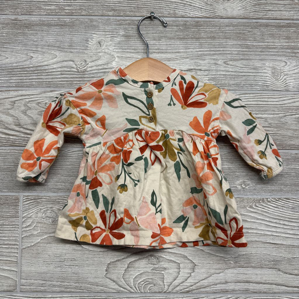 LS Henley Dress Flowers 3M