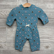 LS Quilted Outfit Hearts 3M