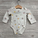 Quilted Overalls & LS Bodysuit Minnie Mouse Suns 6-9M
