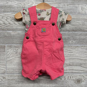 Knit Shortalls & Bodysuit Strawberries Butterflies 6M