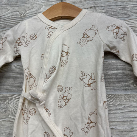 LS Side Snap Footed Outfit Winnie The Pooh 3-6M