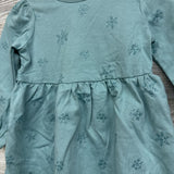 NEW LS Dress Glitter Snowflakes 12M