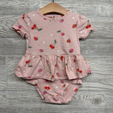 Skirted Bodysuit Strawberries Cherries 18M