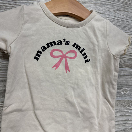 Shirt Mama's Mini Bow 6-9M