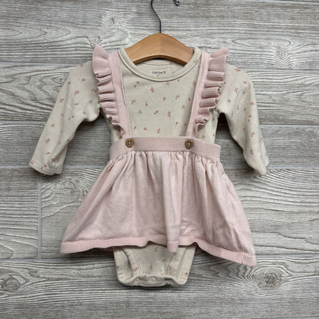 Flutter Strap Jumper & LS Bodysuit Leaves 6M