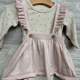 Flutter Strap Jumper & LS Bodysuit Leaves 6M