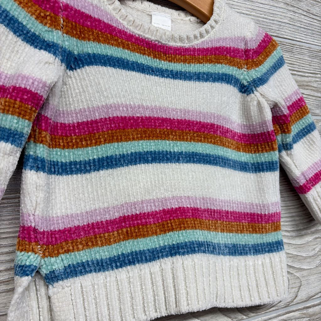 Chenille Sweater Stripes 12M