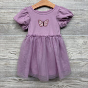 Puff Sleeve Tulle Dress Butterfly 18M