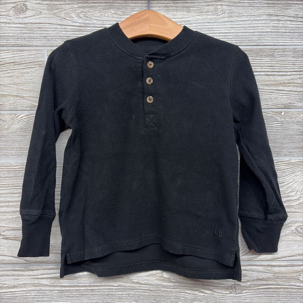 LS Ribbed Henley Shirt 18-24M