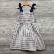 Smocked Tank Dress Stripes Stars 8