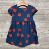 Jersey Dress Apples 4T