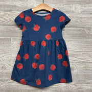 Jersey Dress Apples 4T