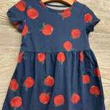 Jersey Dress Apples 4T