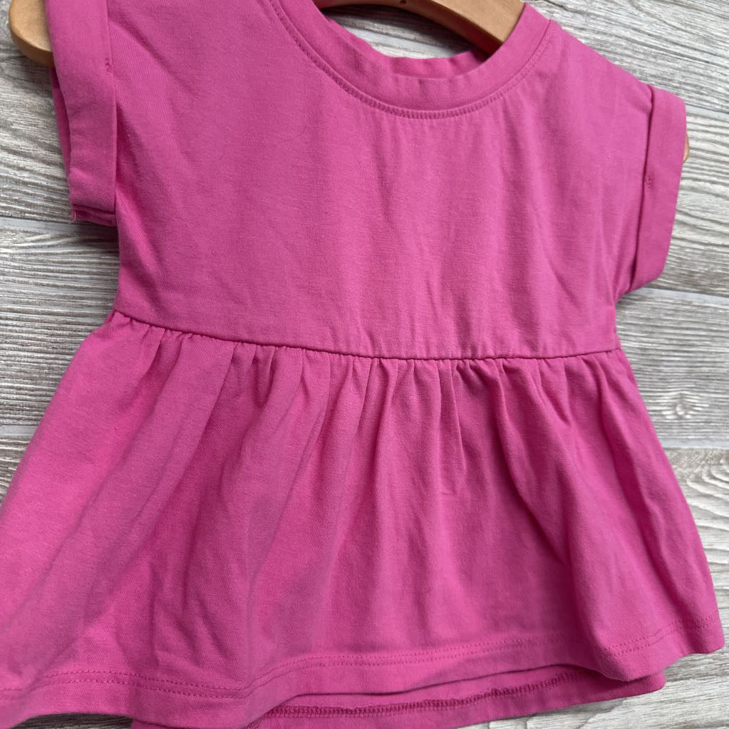Peplum Tunic Cuffed Sleeves 12M