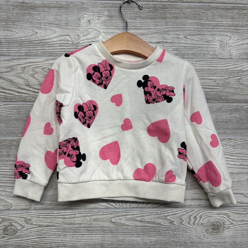 Crewneck Minnie Mouse Hearts 4-5