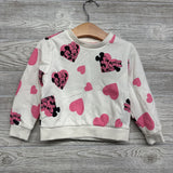 Crewneck Minnie Mouse Hearts 4-5