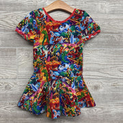 Handmade Drop Waist Dress Peter Pan 3-4