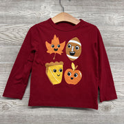 LS Shirt Leaf Football Pie 3T