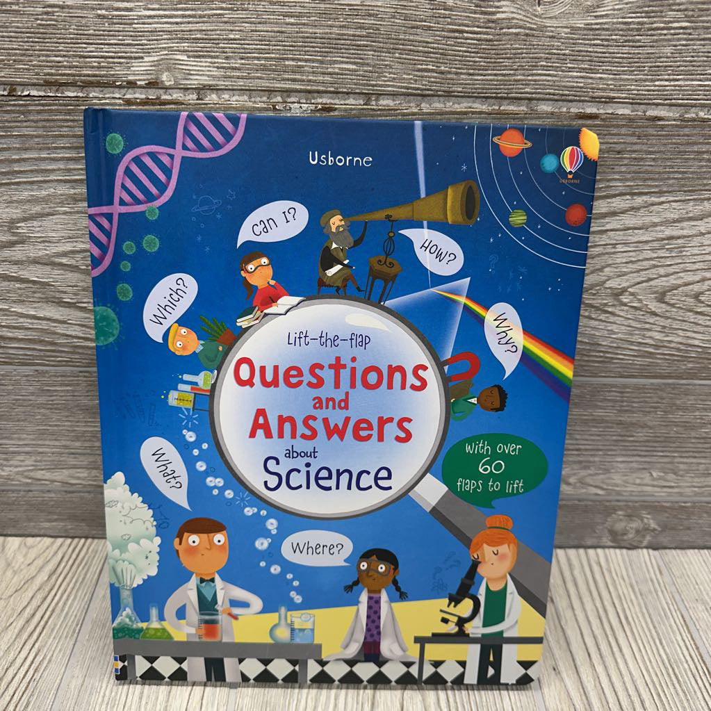 Usborne Lift The Flap Questions & Answers About Science