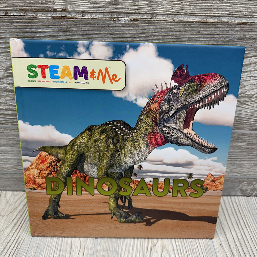 Hardcover Book Steam & Me Dinosaurs